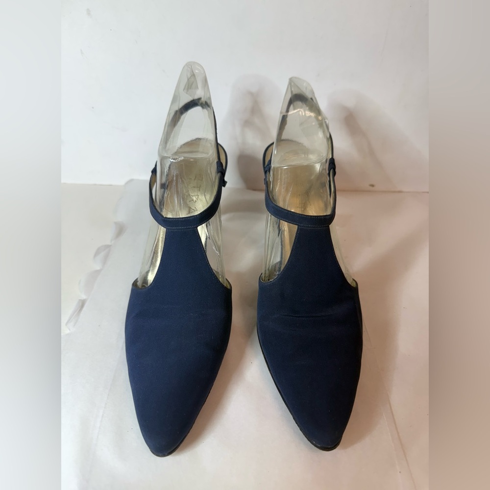 Vintage Petra Elegant Slingback Heels - Narrow Width